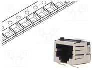 Connector: RJ45; socket; PIN: 8; Cat: 5; shielded; Layout: 8p8c; SMT ENCITECH