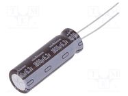 Capacitor: electrolytic; low ESR; THT; 1800uF; 6.3VDC; Ø10x30.5mm NICHICON