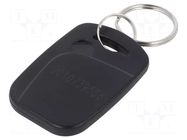 RFID pendant; plastic; black; 125kHz; 8BROM SYSTEM 7 SECURITY