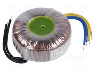 Transformer: toroidal; 100VA; 230VAC; 14V; 14V; 3.57A; 3.57A; Ø: 92mm BREVE TUFVASSONS