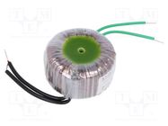 Transformer: toroidal; 21VA; 230VAC; 12V; 1.75A; Leads: cables; IP00 BREVE TUFVASSONS