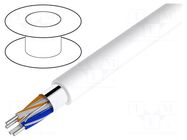 Wire; 2x2x22AWG; LonWorks; wire; Cu; FRNC; white; 305m; Øcable: 6.5mm BELDEN