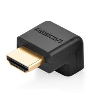 Ugreen adapter right angle connector HDMI bottom black (20109), Ugreen