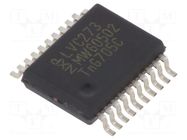 IC: digital; D flip-flop,resettable; Ch: 8; CMOS,TTL; SMD; SSOP20 NEXPERIA