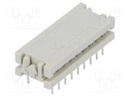 Connector: IDC transition; PIN: 18; DIL 7,62mm; IDC,THT; 1.27mm CONEC