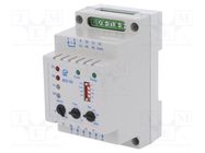 Level monitoring relay; conductive fluid level; 230VAC; relay 