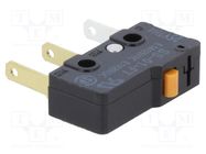 Microswitch SNAP ACTION; 0.1A/125VAC; 0.1A/30VDC; without lever OMRON Electronic Components