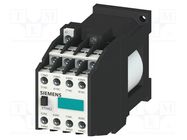 Contactor: 8-pole; NC x4 + NO x4; 24VAC; 10A; screw terminals SIEMENS