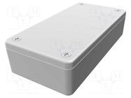 Enclosure: multipurpose; X: 51mm; Y: 100mm; Z: 26mm; 1591XX; ABS; grey HAMMOND