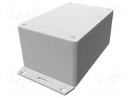 Enclosure: multipurpose; X: 80mm; Y: 120mm; Z: 60mm; 1591; ABS; grey HAMMOND