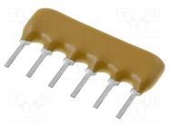 Resistor network: Y; THT; 3.3kΩ; ±2%; 0.3W; No.of resistors: 3; 100V BOURNS