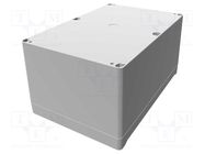 Enclosure: multipurpose; X: 160mm; Y: 240mm; Z: 120mm; 1555; ABS; grey HAMMOND