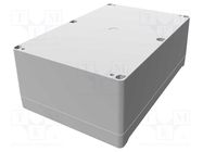 Enclosure: multipurpose; X: 160mm; Y: 240mm; Z: 90mm; 1555; ABS; grey HAMMOND