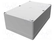 Enclosure: multipurpose; X: 160mm; Y: 240mm; Z: 90mm; 1554; ABS; grey HAMMOND