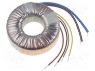 Transformer: toroidal; 80VA; 230VAC; 15V; 15V; 2.677A; 2.677A 