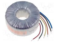 Transformer: toroidal; 625VA; 230VAC; 40V; 40V; 7.813A; 7.813A TALEMA