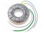 Transformer: toroidal; 100VA; 230VAC; 115V; 0.87A; Leads: cables TALEMA