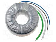 Transformer: toroidal; 160VA; 230VAC; 12V; 13.333A; Leads: cables TALEMA