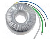 Transformer: toroidal; 630VA; 230VAC; 60V; 10.5A; Leads: cables TALEMA