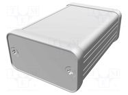 Enclosure: with panel; 1455; X: 45mm; Y: 60mm; Z: 25mm; aluminium HAMMOND