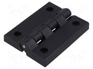 Hinge; Width: 80mm; technopolymer PA; black; H: 102mm ELESA+GANTER