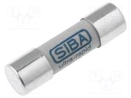 Fuse: fuse; aR; 8A; 600VAC; ceramic,cylindrical,industrial; URZ SIBA