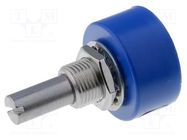 Potentiometer: shaft; single turn; 10kΩ; ±15%; 1W; linear; 6.35mm BOURNS