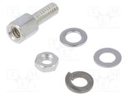 Set of screws for D-Sub; UNC 4-40; Screw length: 13mm HARTING