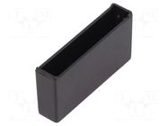 Enclosure: designed for potting; X: 20.8mm; Y: 41mm; Z: 8.5mm; black TEKO