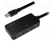 Repeater USB; USB 3.0; USB A socket x4,USB A plug; 10m 