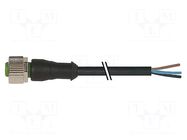 Cable: for sensors/automation; M12; PIN: 3; straight; 3m; plug; 4A MURRELEKTRONIK