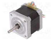 Motor: DC; 2-phase,bipolar,stepper; 24VDC; step 1,8°; 0.39Nm; 1A SANYO DENKI