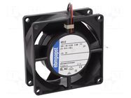 Fan: DC; axial; 12VDC; 80x80x32mm; 54m3/h; 36dBA; ball; 3300rpm EBM-PAPST