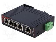 Switch Ethernet; Number of ports: 5; 10÷30VDC; RJ45; IP30 