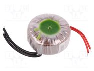 Transformer: toroidal; 50VA; 230VAC; 17V; 2.9A; Leads: cables; IP00 BREVE TUFVASSONS