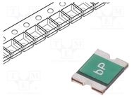 Fuse: PTC polymer; 750mA; Imax: 100A; 0ZCH; 1210 BEL FUSE