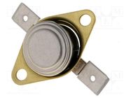 Sensor: thermostat; NC; 130°C; 16A; 250VAC; connectors 6,3mm; ±15°C TOMIC