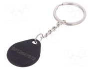 RFID pendant; plastic; black; 125kHz; 8BROM SYSTEM 7 SECURITY