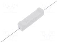 Resistor: wire-wound; cement; THT; 10Ω; 10W; ±5%; Ø0.8x35mm ROYALOHM