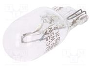 Filament lamp: automotive; W2.1x9,5d; transparent; 24V; 5W; LLB LUCAS