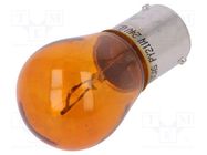 Filament lamp: automotive; BAU15S; orange; 24V; 21W; LLB; trucks LUCAS