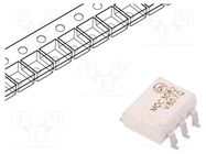 Optotriac; 5.3kV; zero voltage crossing driver; Gull wing 6 ONSEMI