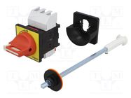 Main emergency switch-disconnector; Poles: 3; 32A; IP65; -20÷50°C 