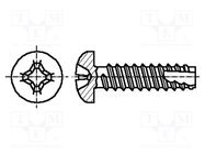 Screw; 2.9x13; Head: cheese head; Phillips; PH1; hardened steel BOSSARD