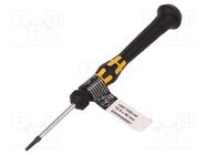 Screwdriver; Torx®; precision; TX06; ESD; Blade length: 40mm WERA