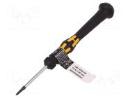 Screwdriver; Torx®; precision; TX06; ESD; Blade length: 40mm WERA