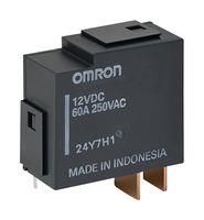 POWER RELAY, SPST-NO, 60A, 250V, BRACKET