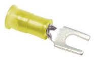 TERMINAL, SPADE TONGUE, #6, 12-10AWG