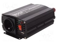 Converter: DC/AC; 500W; Uout: 230VAC; 21÷31VDC; 180x105x69mm; 92% VOLT POLSKA