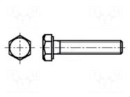 Screw; M5x20; 0.8; Head: hexagonal; brass; nickel; DIN 933; ISO 4017 BOSSARD
